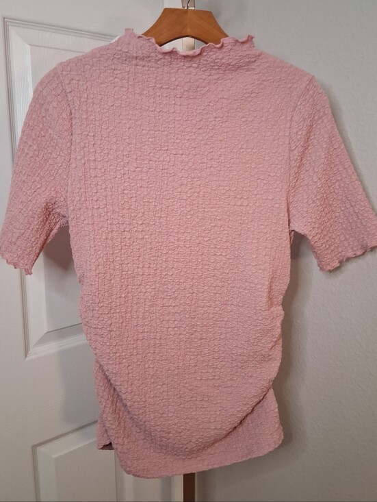 a new day Tops - A New Day Textured Pink Blouse Medium